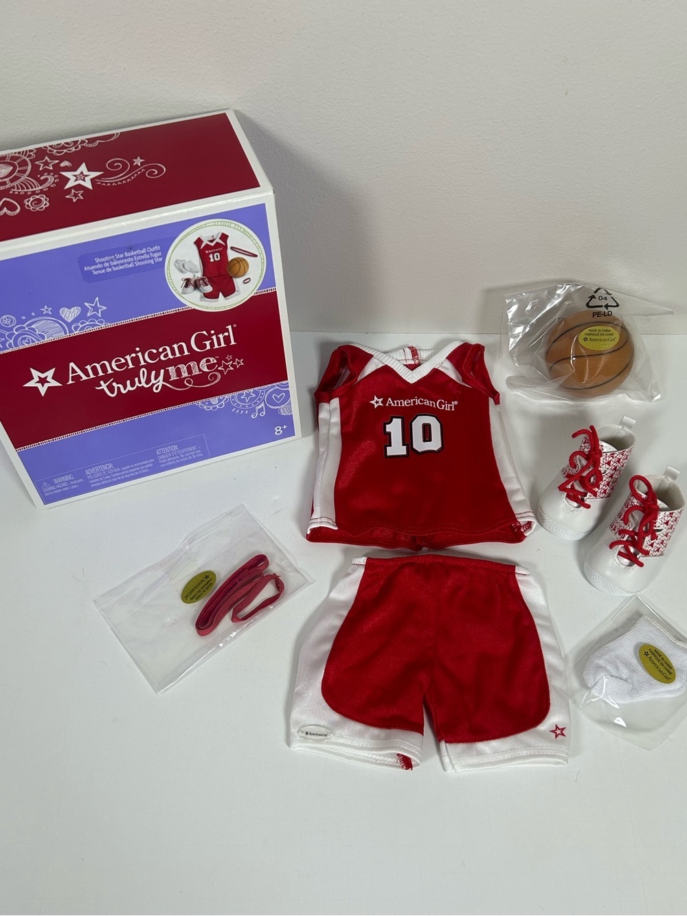 American Girl Truly Me Shooting Star Basketball Outfit Set for 18" Dolls